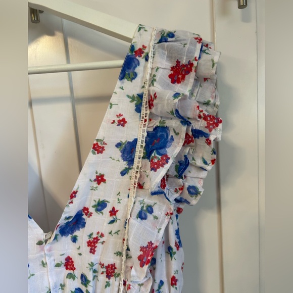 LoveShackFancy Bennett cotton floral ruffle mini dress - Picture 7 of 12